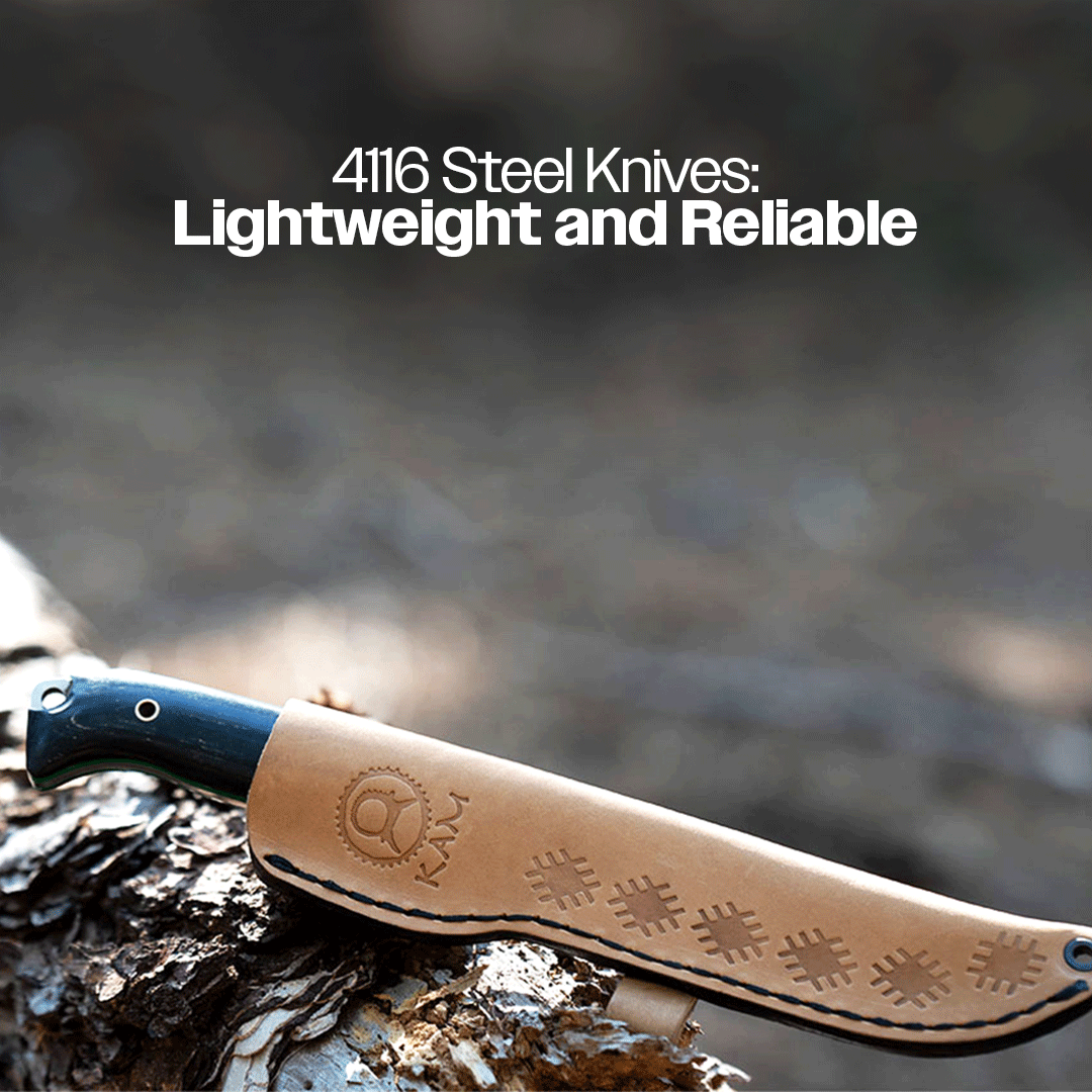 4116 Steel Knives: Lightweight and Reliable Camping Companions