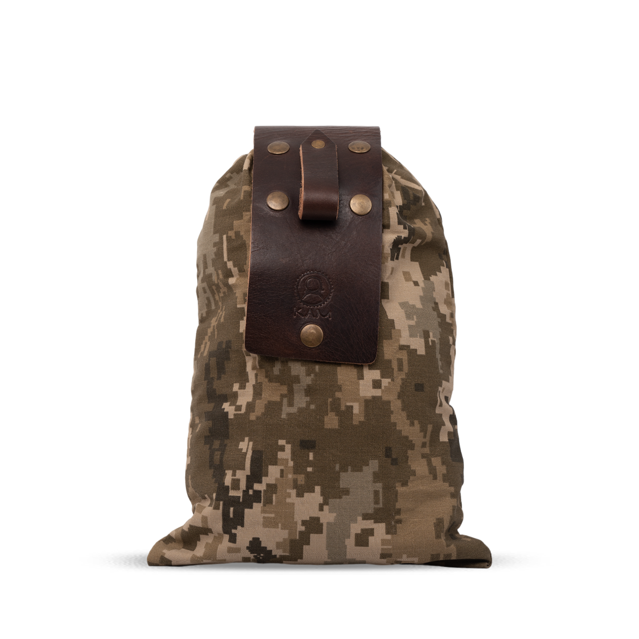 Kam Knife - OK - Dark Brown Forest Pouch