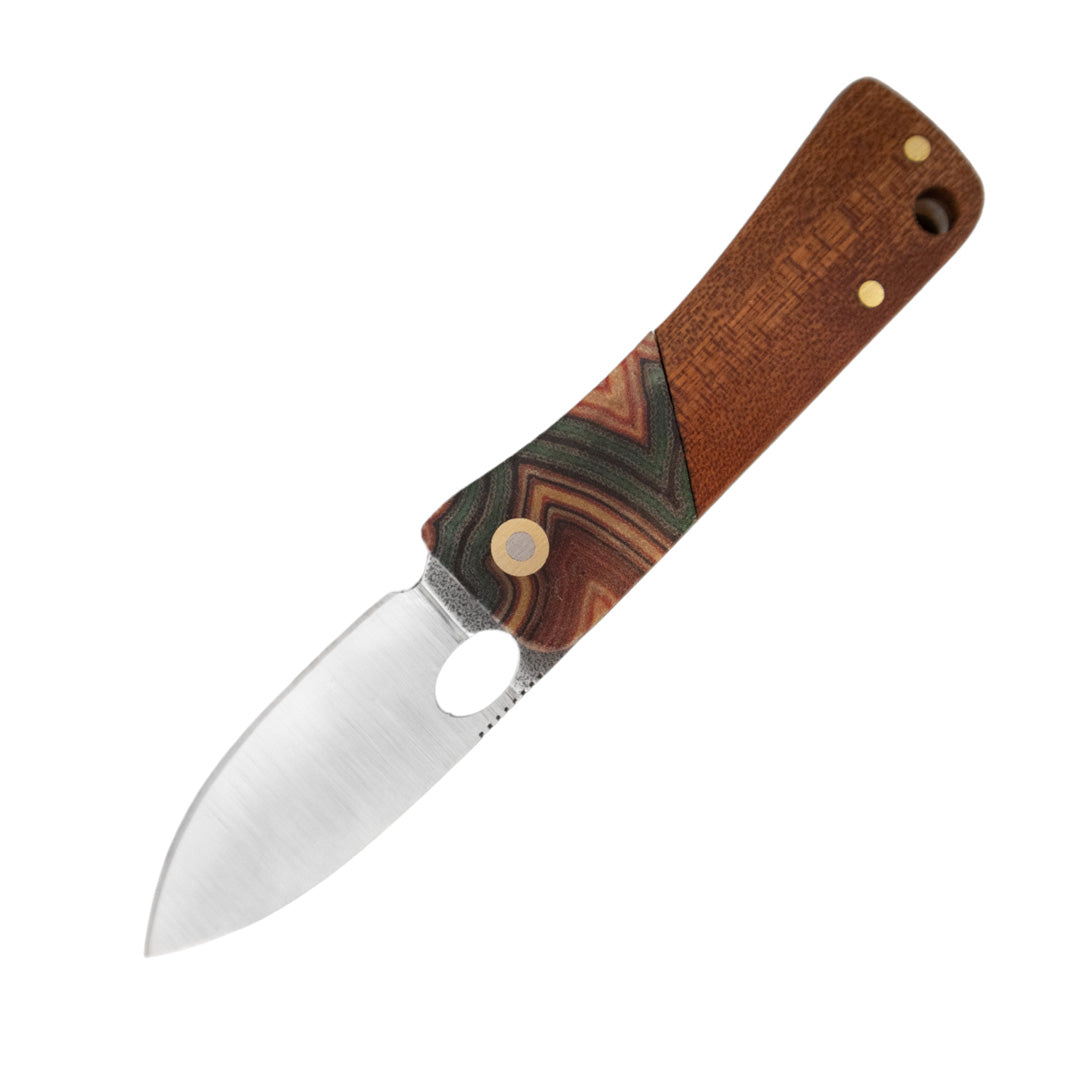 Kam Knife - J10 - N690 Steel - Maun Wood Handle - Pocket Knife