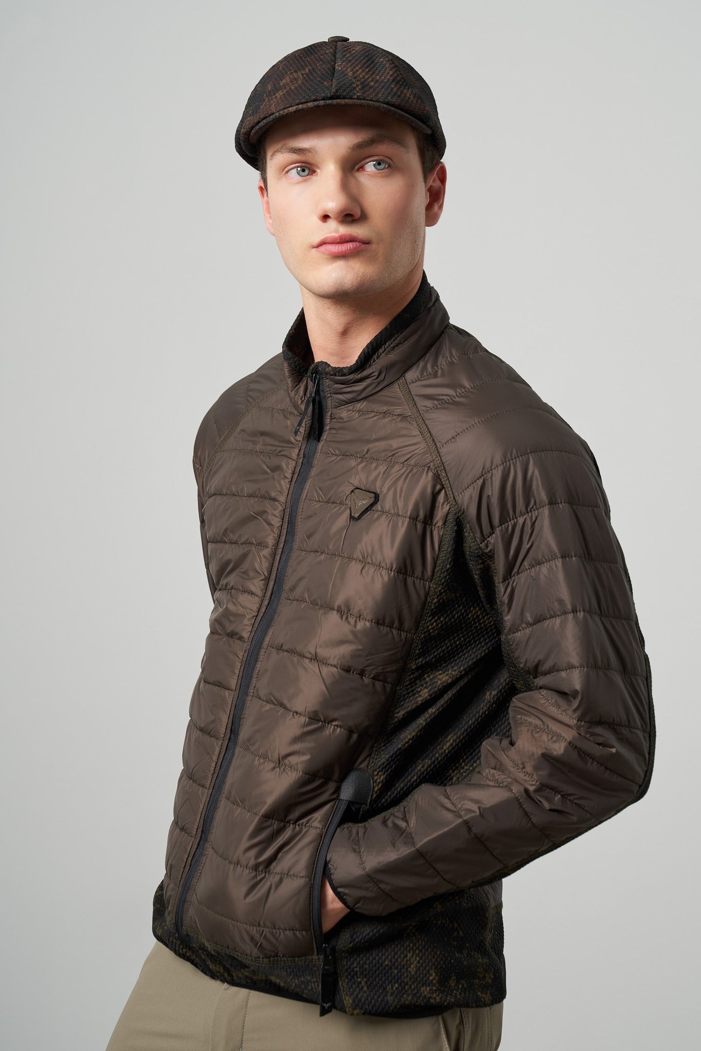 Archer Camp Congo Quilted Jacket Brown