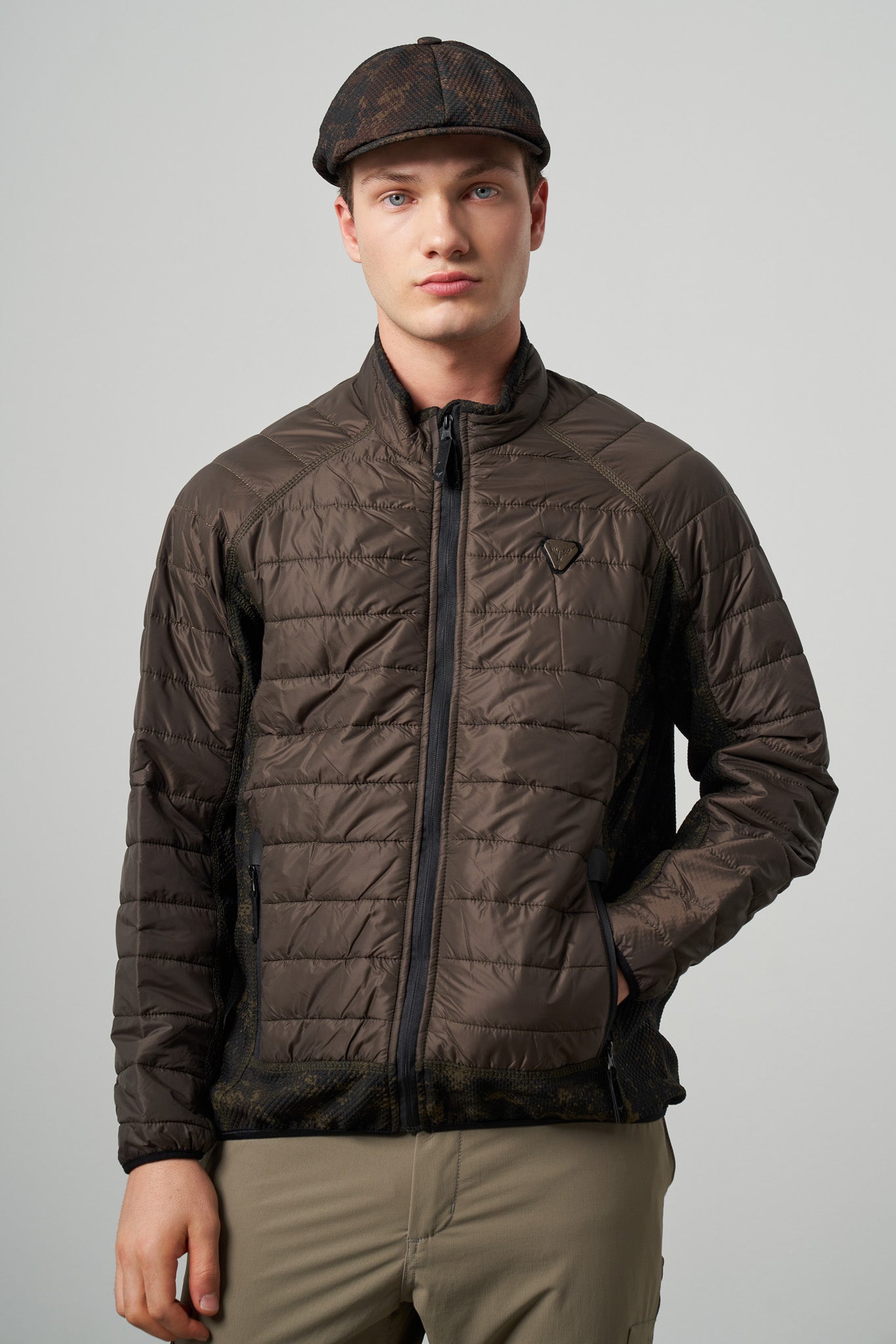 Archer Camp Congo Quilted Jacket Brown