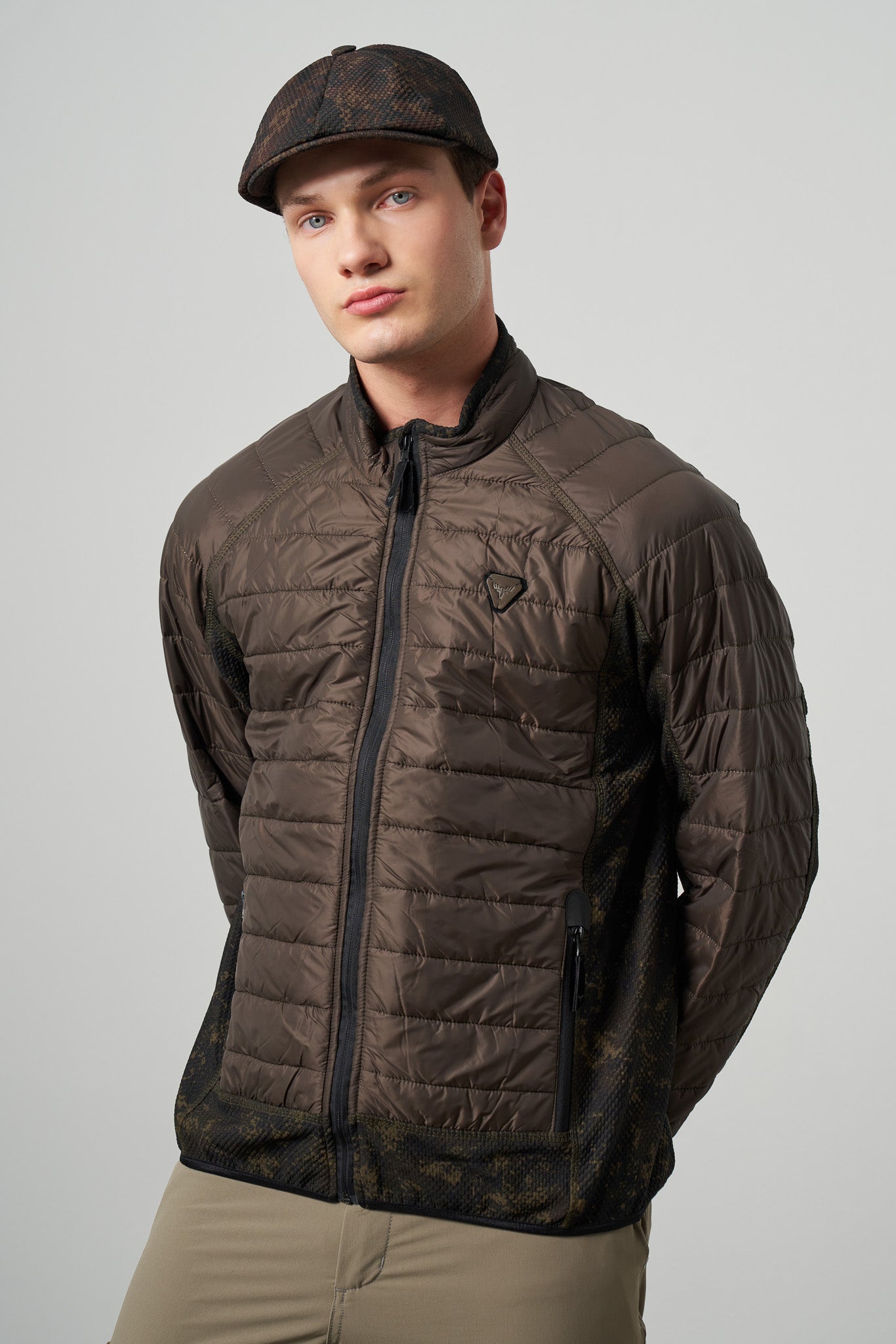 Archer Camp Congo Quilted Jacket Brown