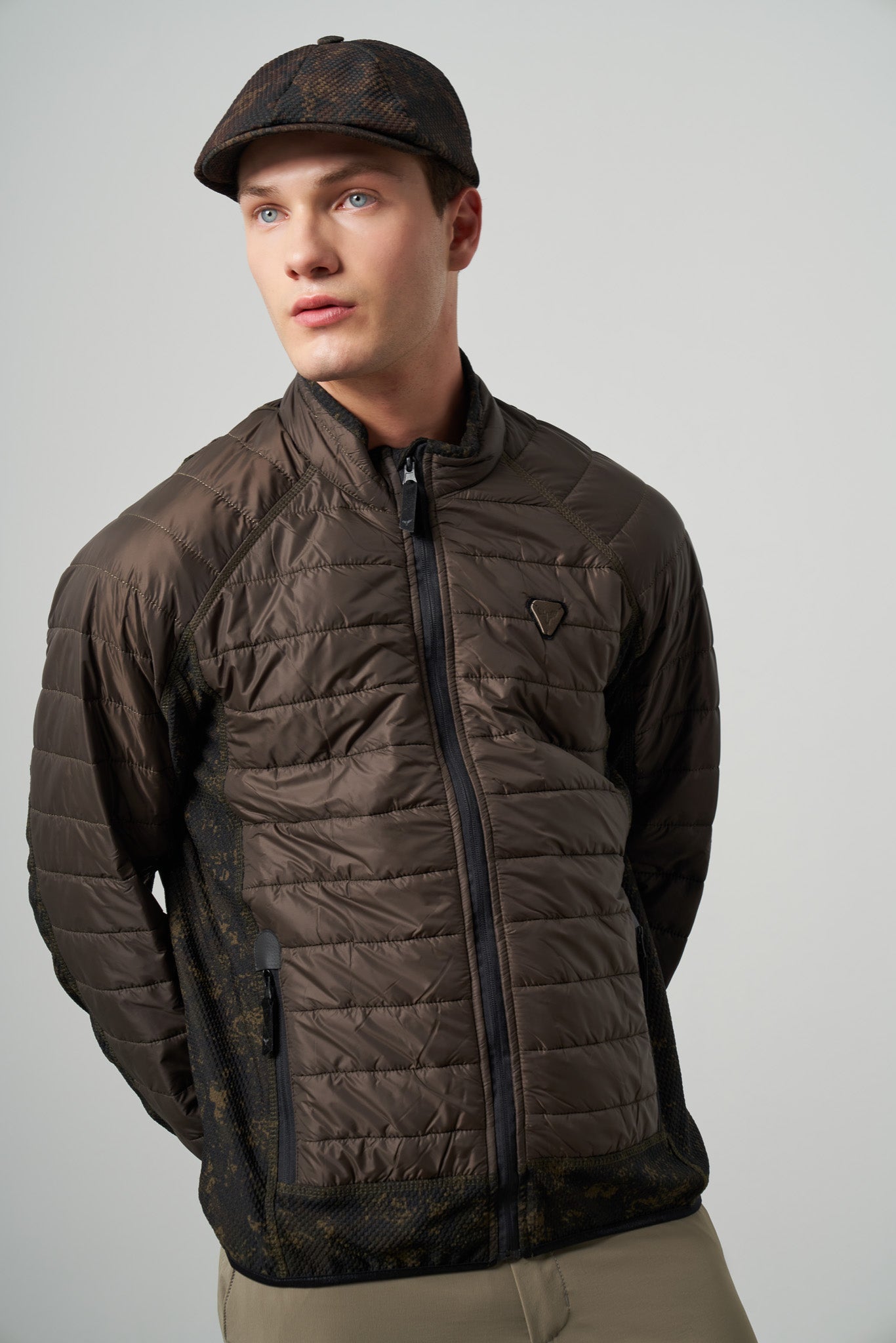 Archer Camp Congo Quilted Jacket Brown