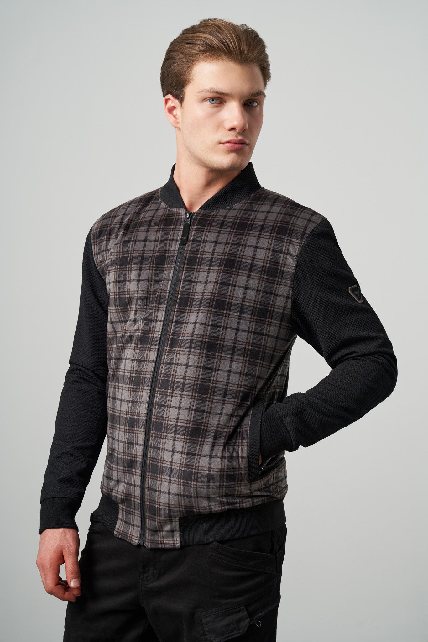 Archer Camp Dundee Checkered Pattern Jacket