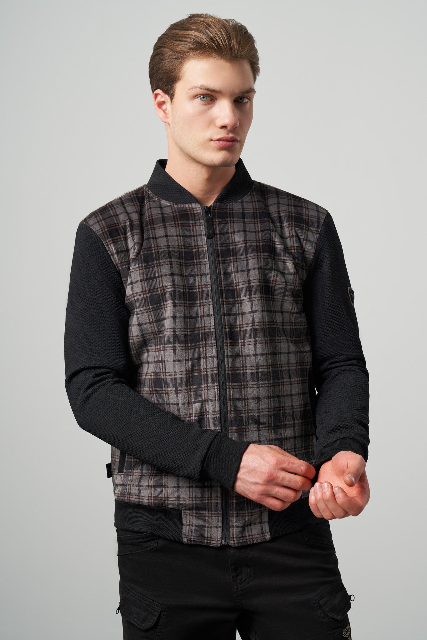 Archer Camp Dundee Checkered Pattern Jacket